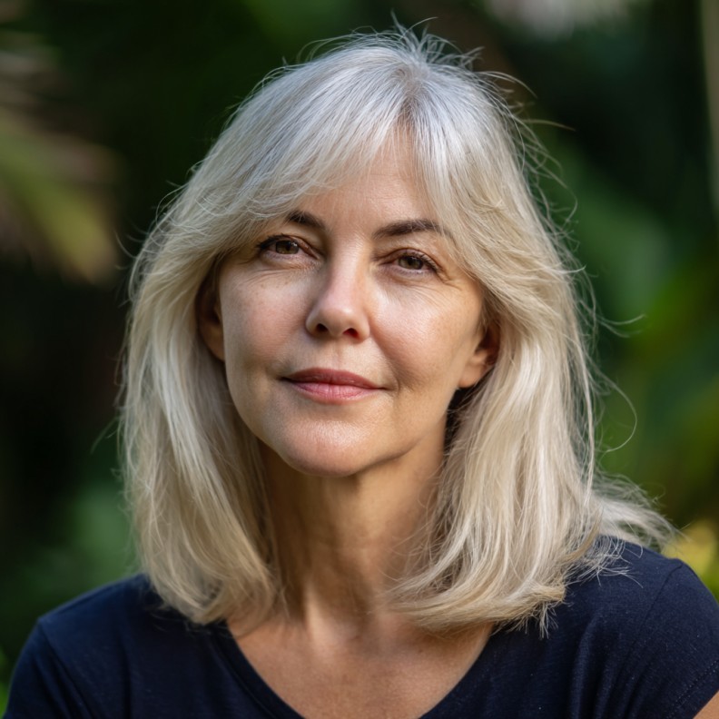 Soft Curtain Bangs with Light Layers