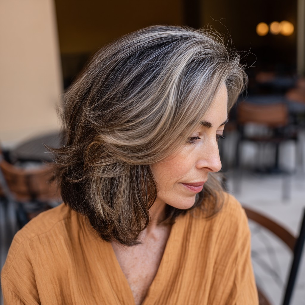 Soft Layered Cut with Natural Highlights