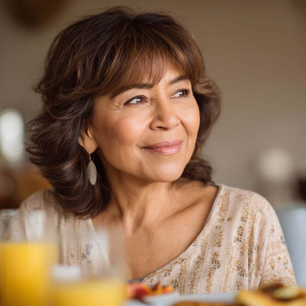 Soft Layered Shoulder-Length Cut with Gentle Waves