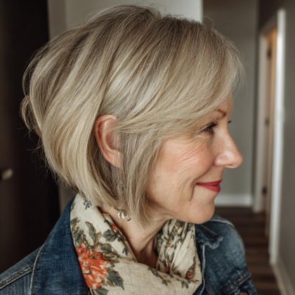 Soft Textured Bob with Delicate Layers