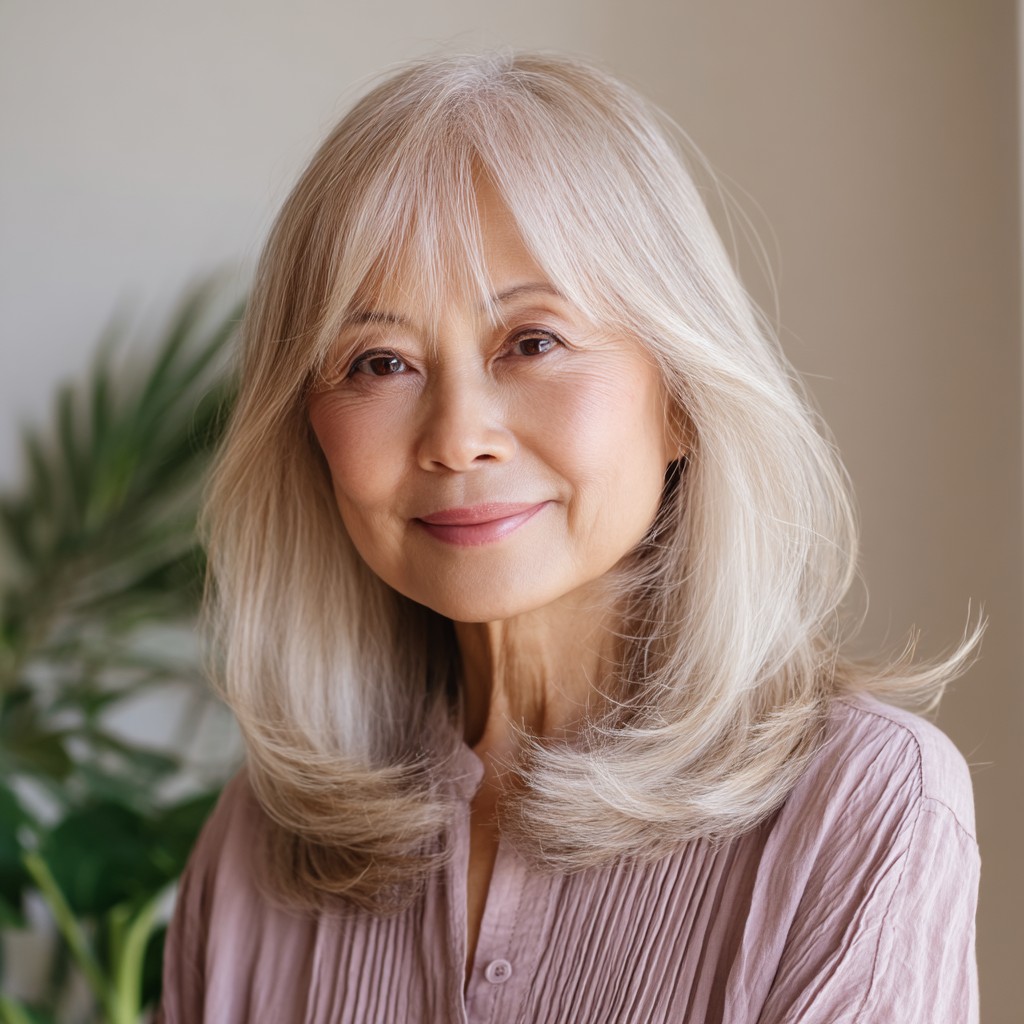 Softly Layered Butterfly Cut for Timeless Elegance