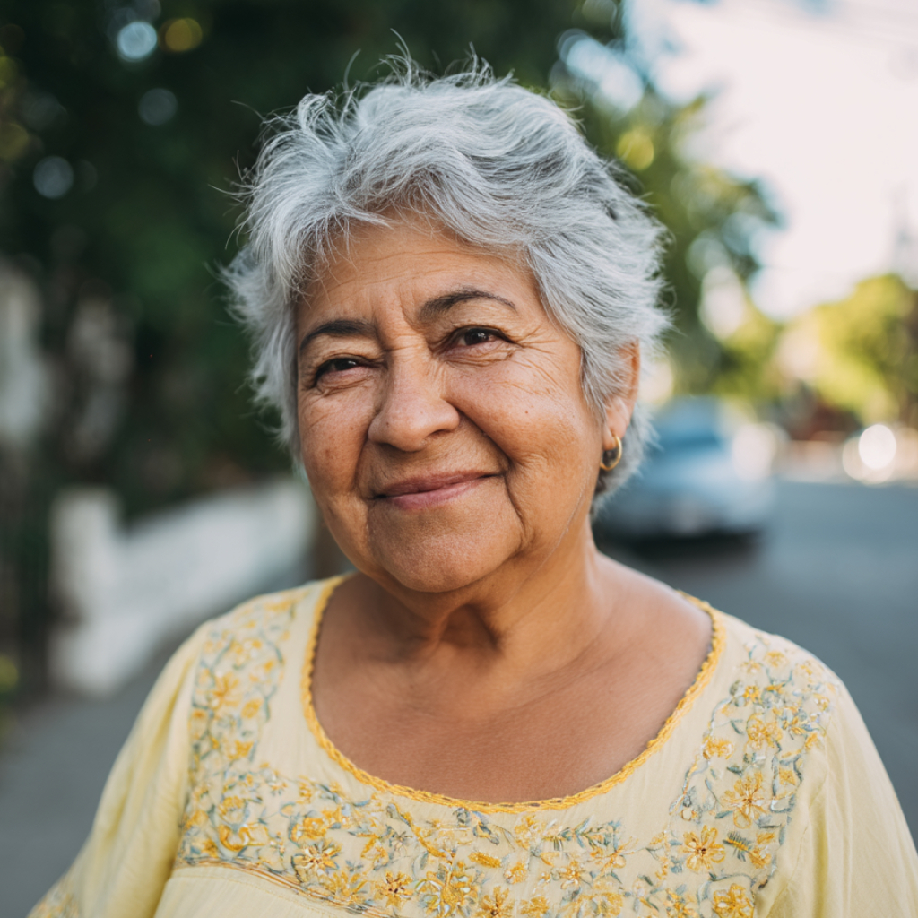 Softly Textured Gray Shag Cut