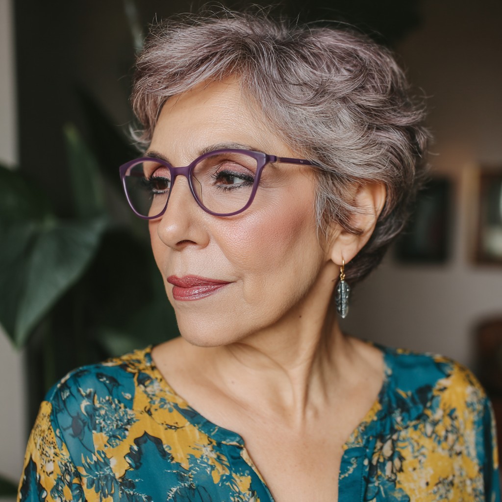 Softly Textured Short Crop with Subtle Layers