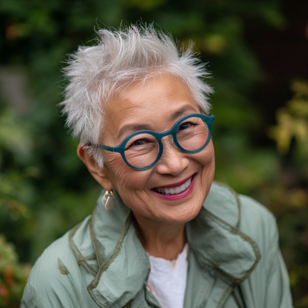 Stylish Spiky Pixie Cut with Angular Layers