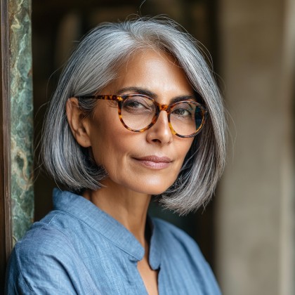 Stylish Straight Bob with Subtle Layers