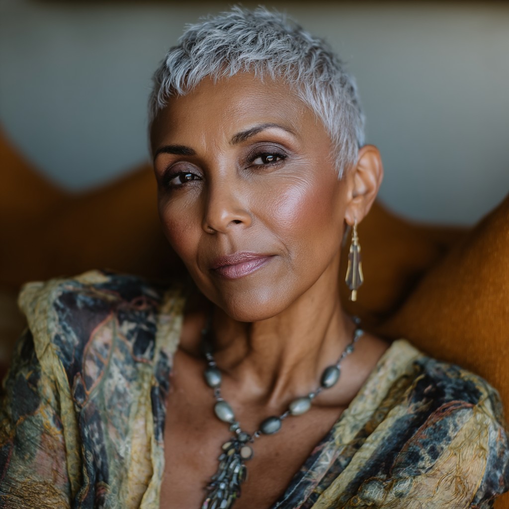 Stylish Textured Pixie Cut with Soft Waves