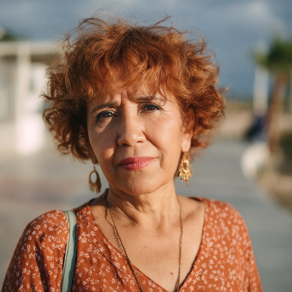 Textured Curly Crop with Face-Framing Layers