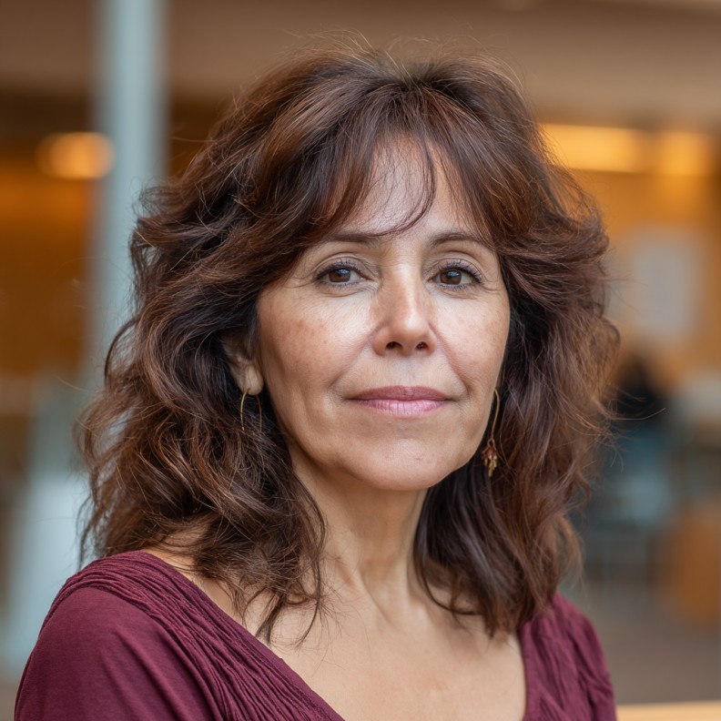 Textured Curtain Bangs with Soft Layers and Natural Movement