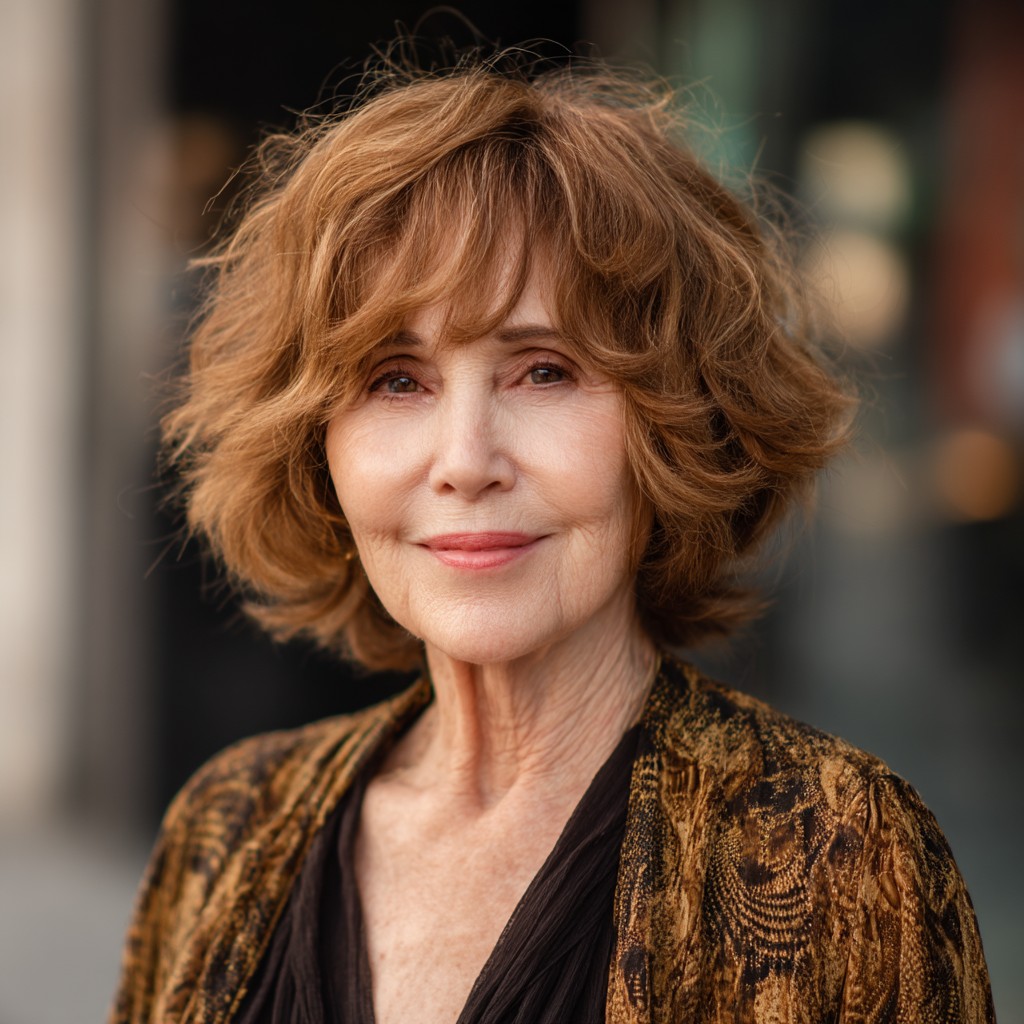 Textured Layered Cut with Playful Volume