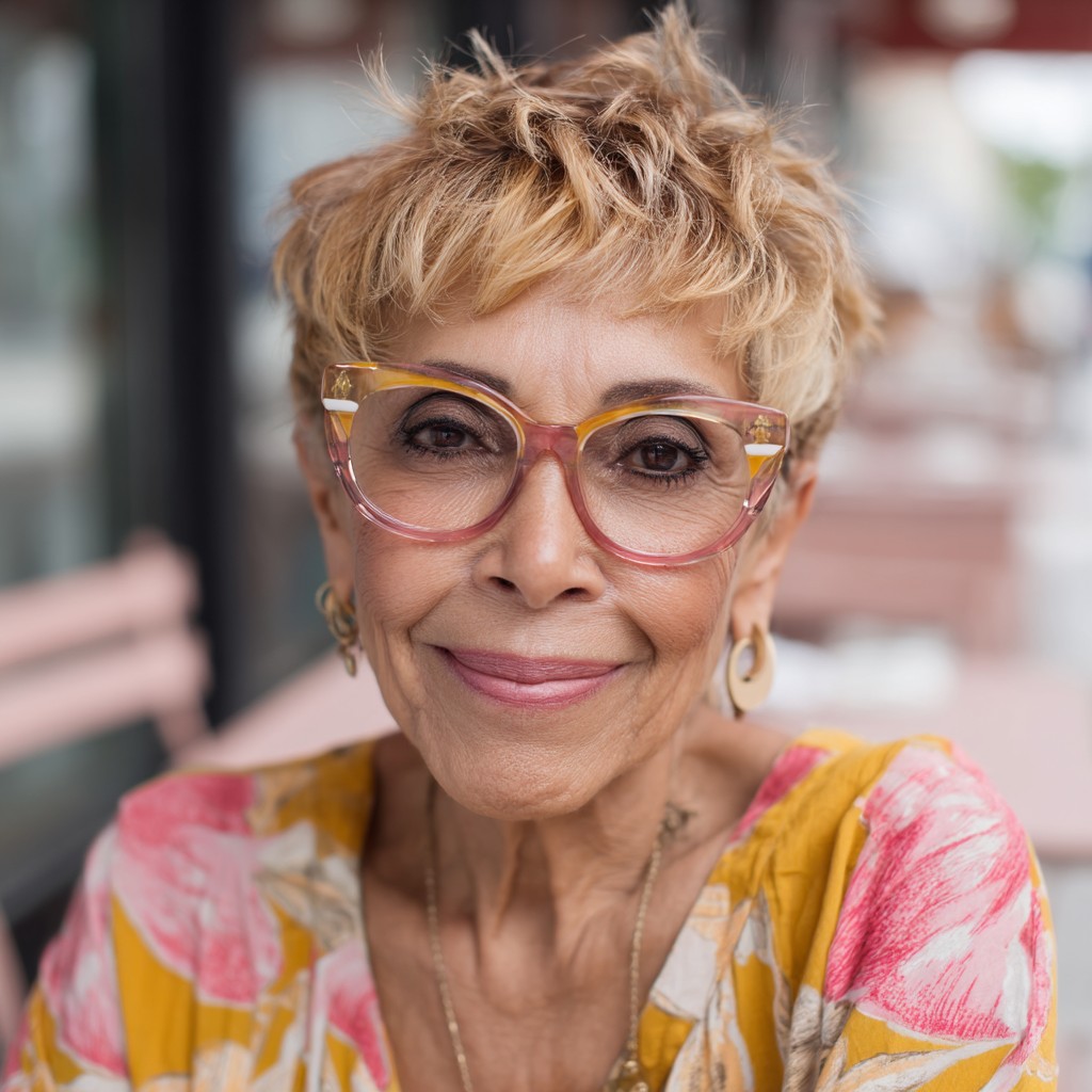 Textured Pixie Cut with Playful Volume