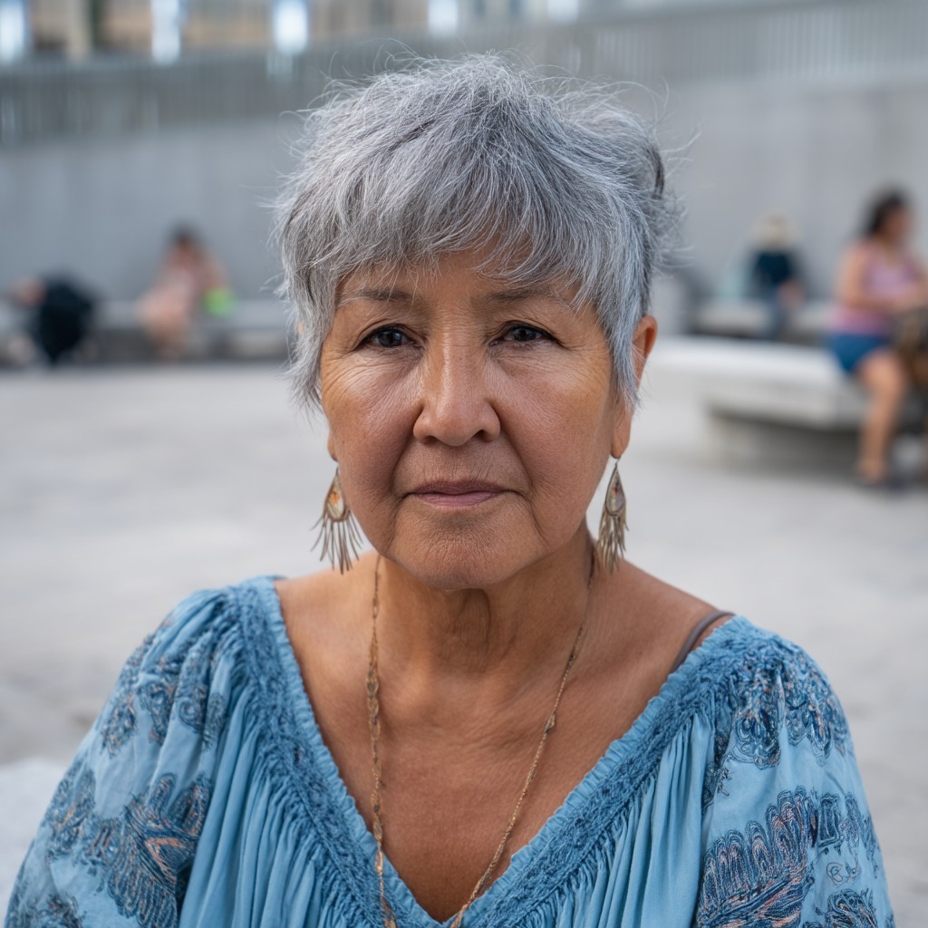 Textured Shaggy Pixie with Subtle Volume