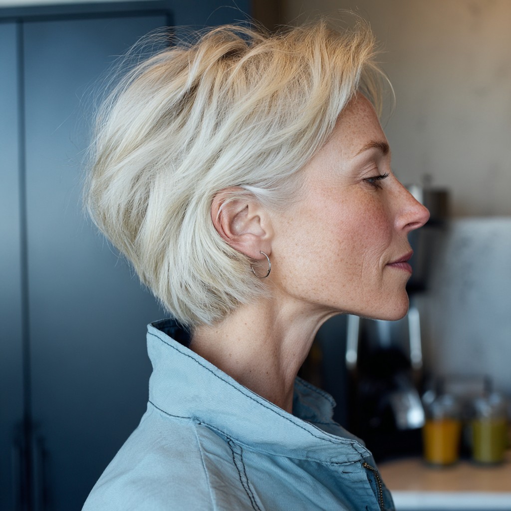 Textured Short Bob with Soft Layers