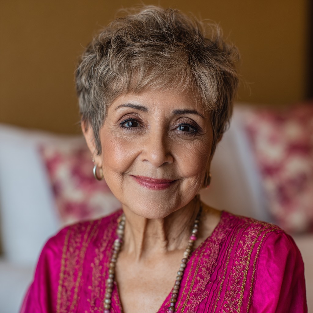 Textured Short Haircut with Soft Layers