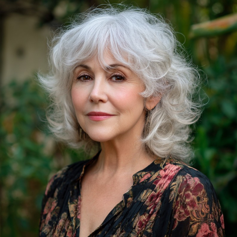 Voluminous Butterfly Cut with Soft Waves