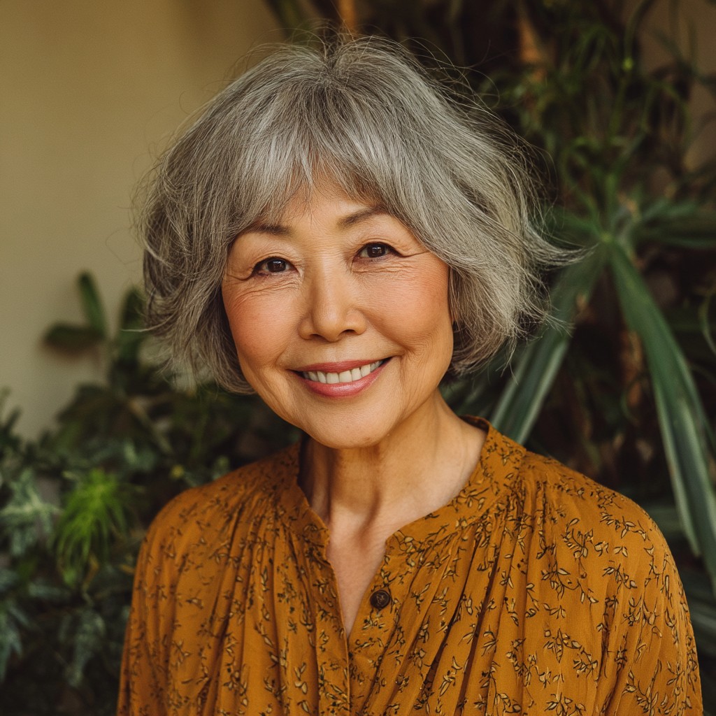 Charming Layered Bob with Gentle Volume