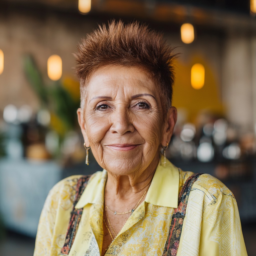 Dynamic Short Spiky Cut with Volume