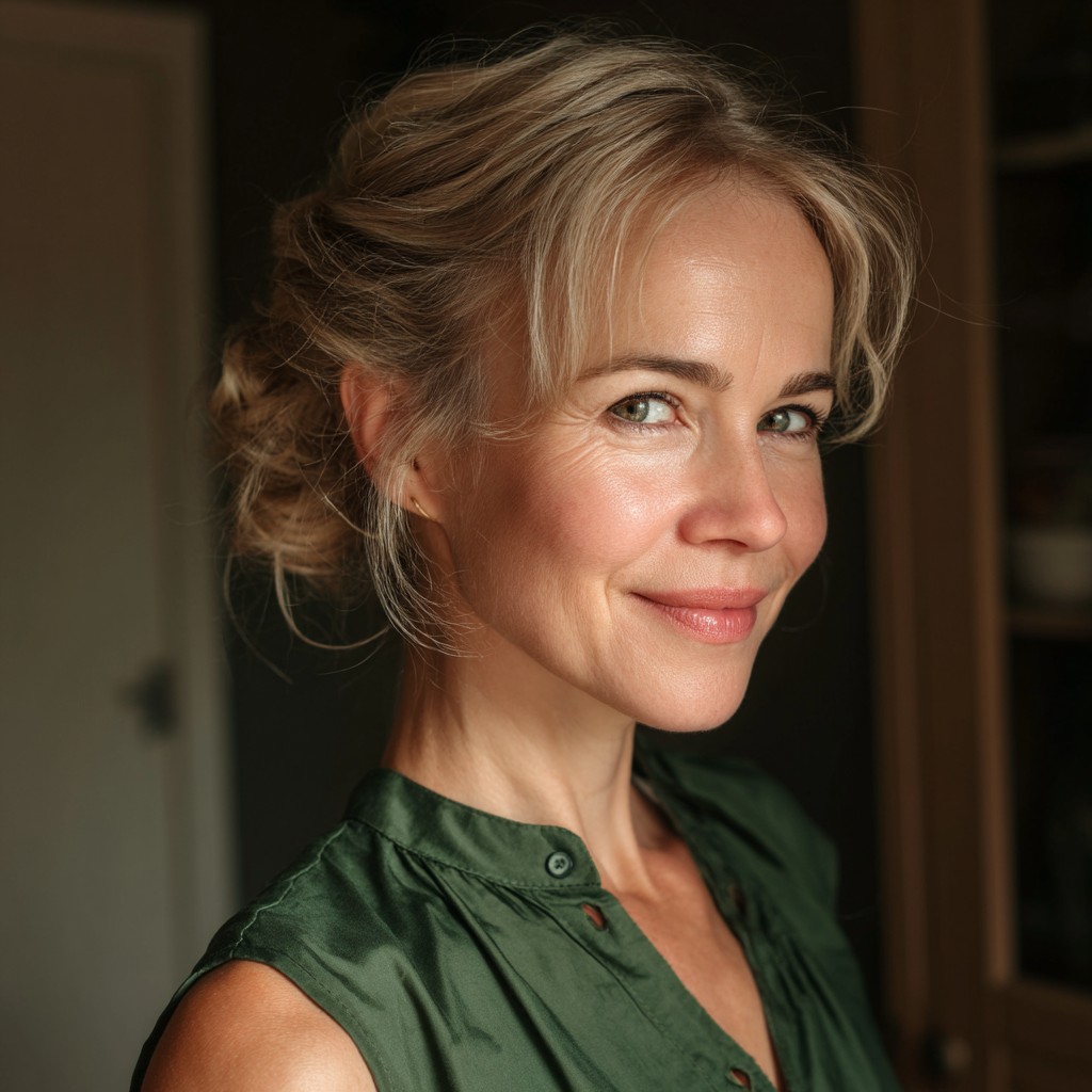 Effortless Textured Updo for Long Hair