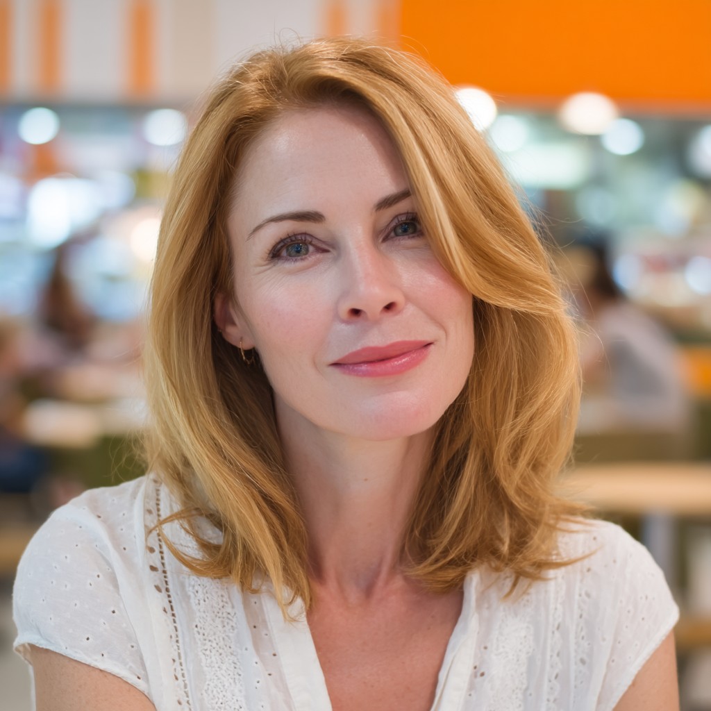 Elegant Sun-Kissed Layers with Soft Movement