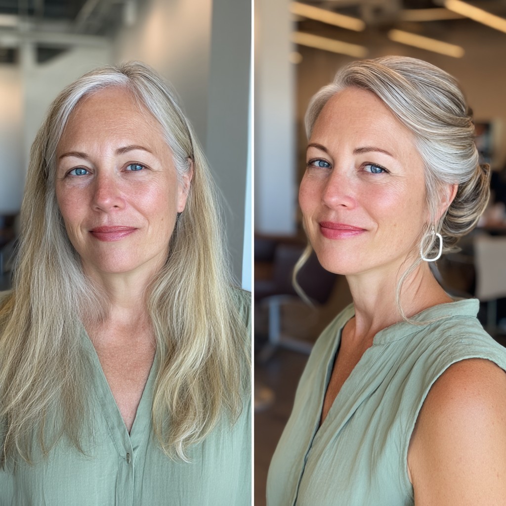 Elegant Textured Updo for Long Hair