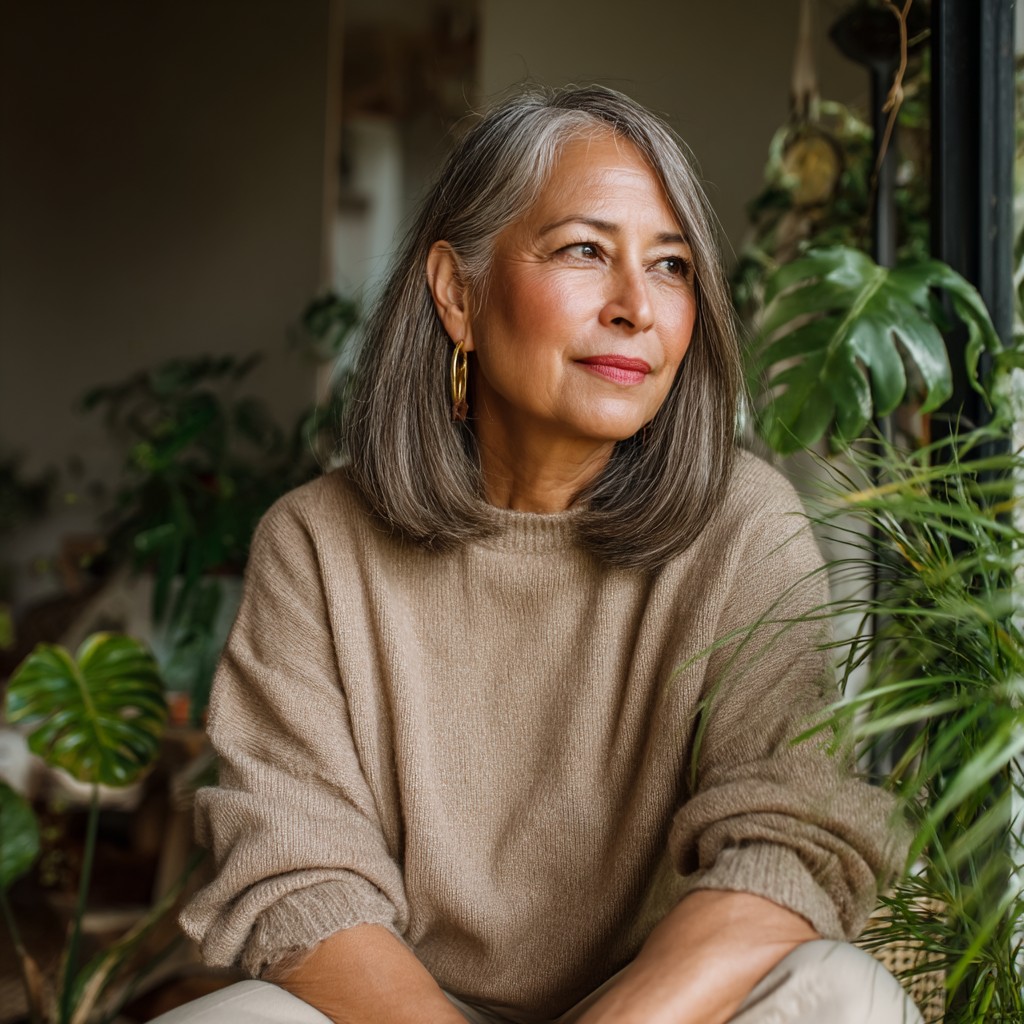 Modern Textured Shoulder-Length Haircut with Soft Layers