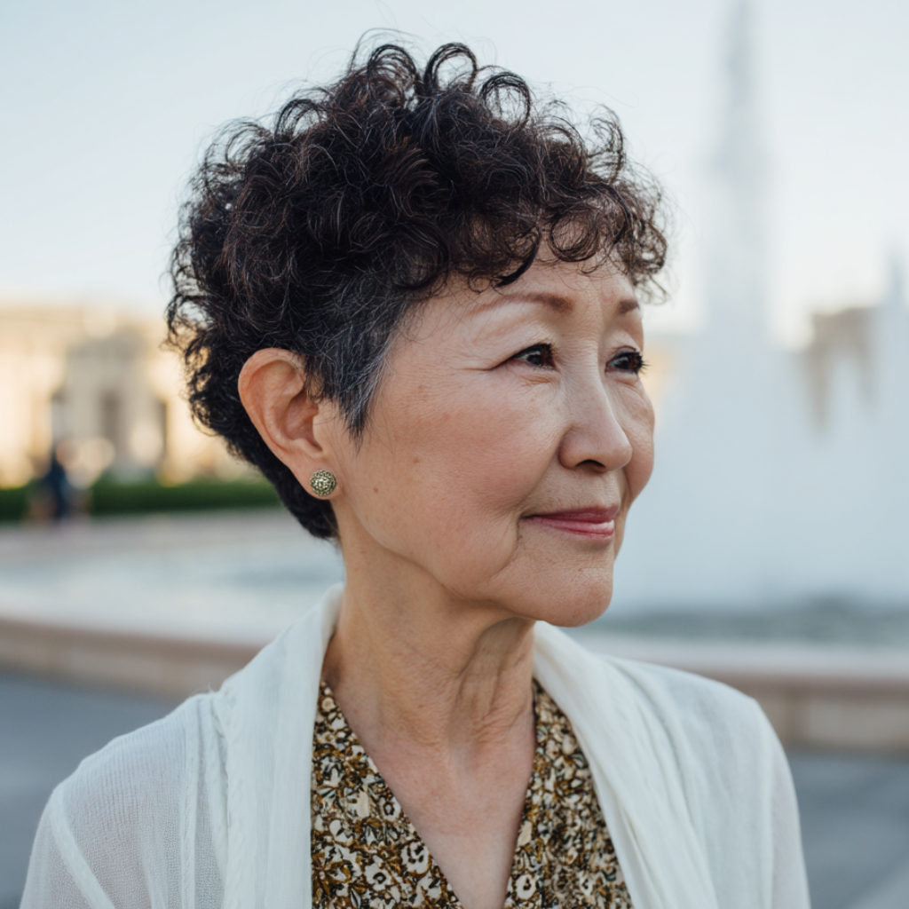 Playful Curly Crop with Defined Volume