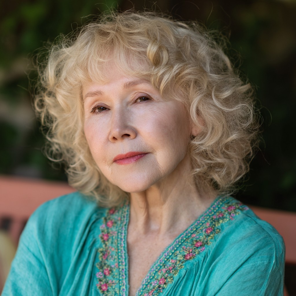 Soft Curly Bob with Gentle Layers