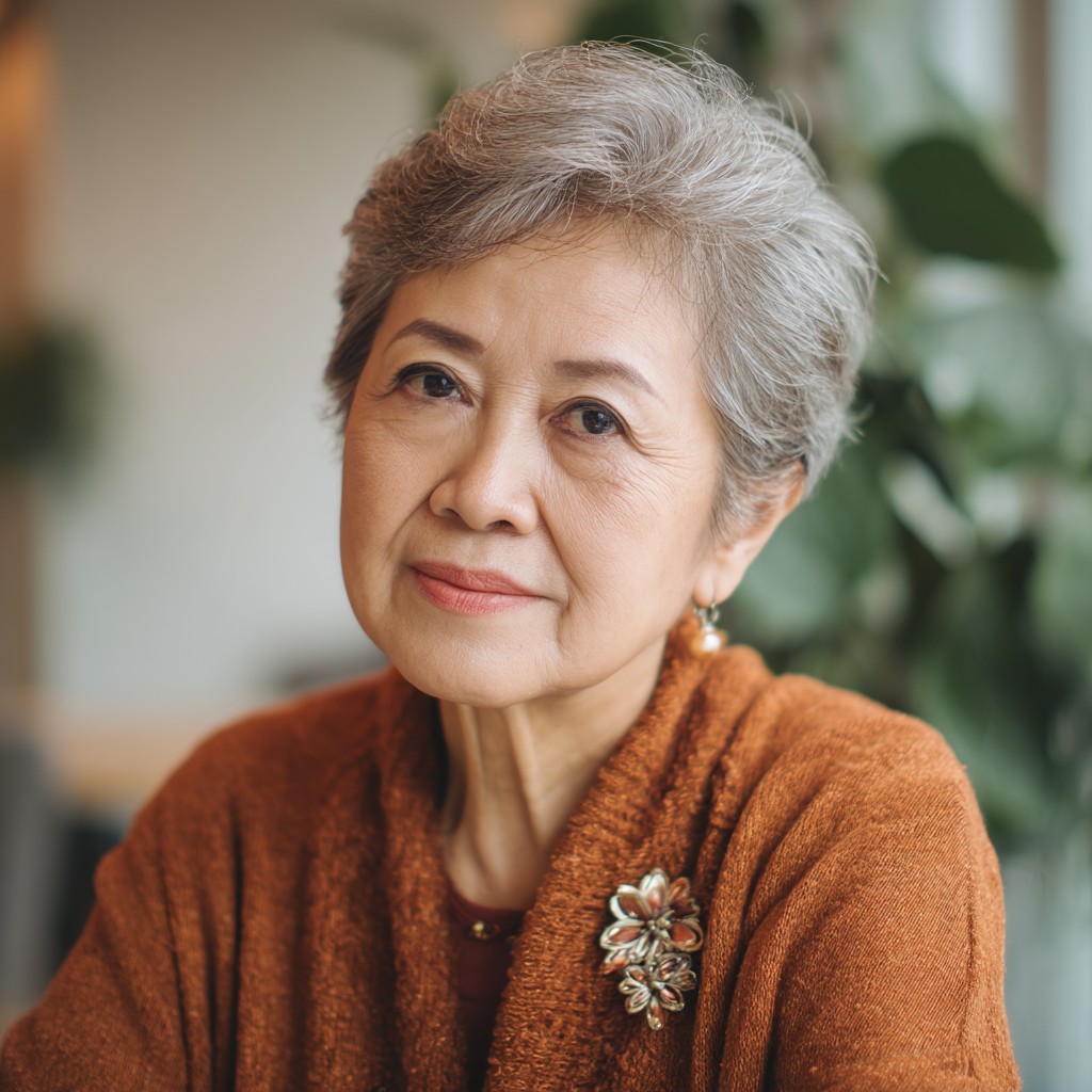 Soft Textured Pixie Cut for Women Over 70