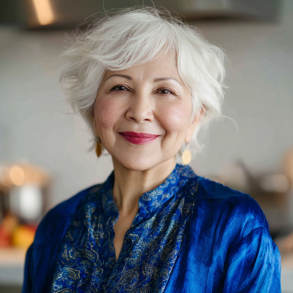 Softly Curled Textured Pixie Bob with Wispy Layers