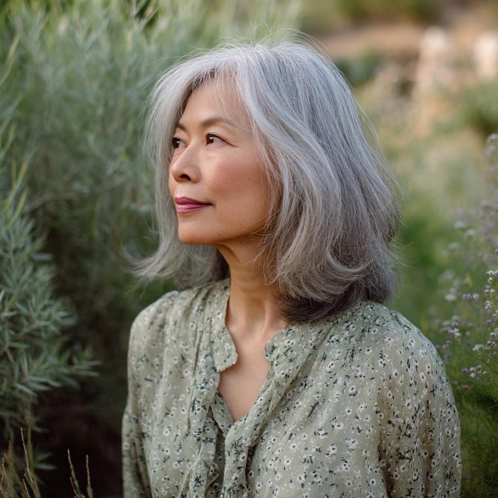 Softly Layered Shoulder-Length Haircut with Natural Movement