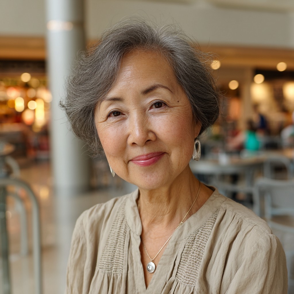 Softly Textured Short Cut for Women Over 70