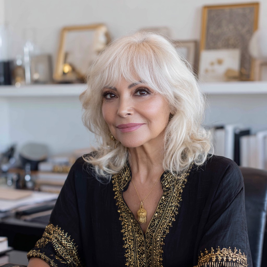 Softly Textured Shoulder-Length Haircut with Gentle Layers