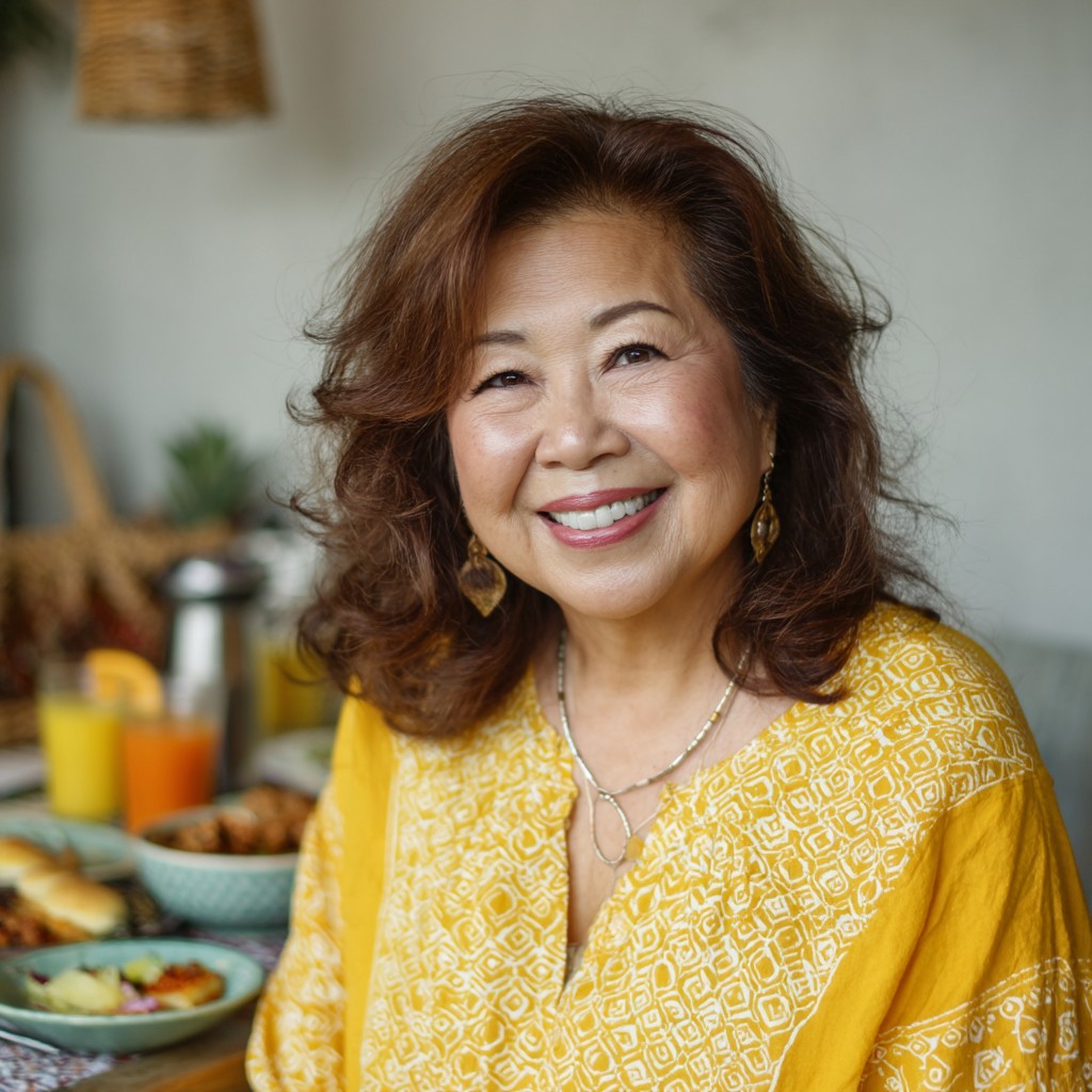 Softly Textured Shoulder-Length Waves with Natural Bounce