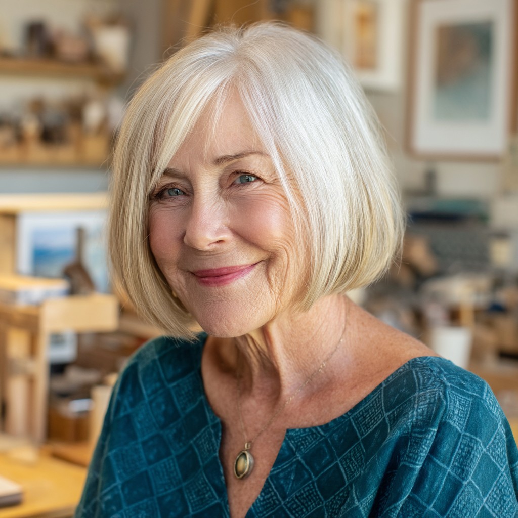 Stylish Layered Bob with Soft Edges