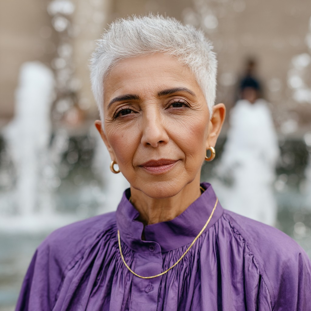 Stylish Short Spiky Cut with Textured Layers