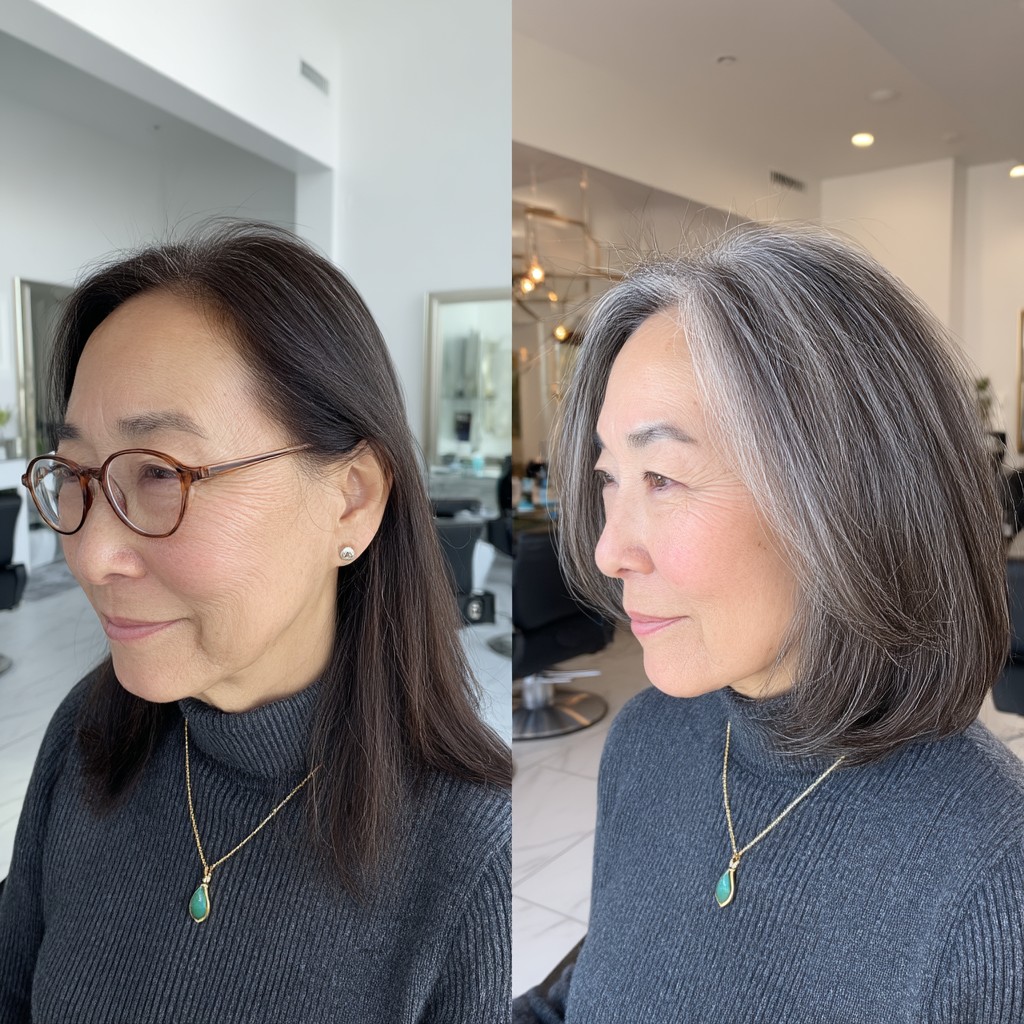 Subtle Layered Bob with Textured Ends