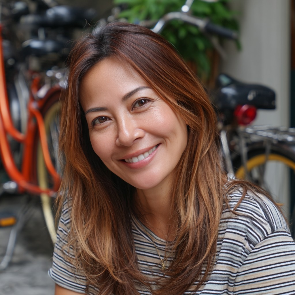 Sunkissed Long Layers with Subtle Ombre