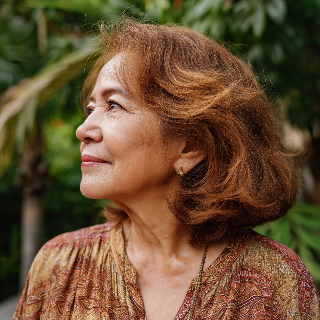 Textured Shoulder-Length Haircut with Soft Waves