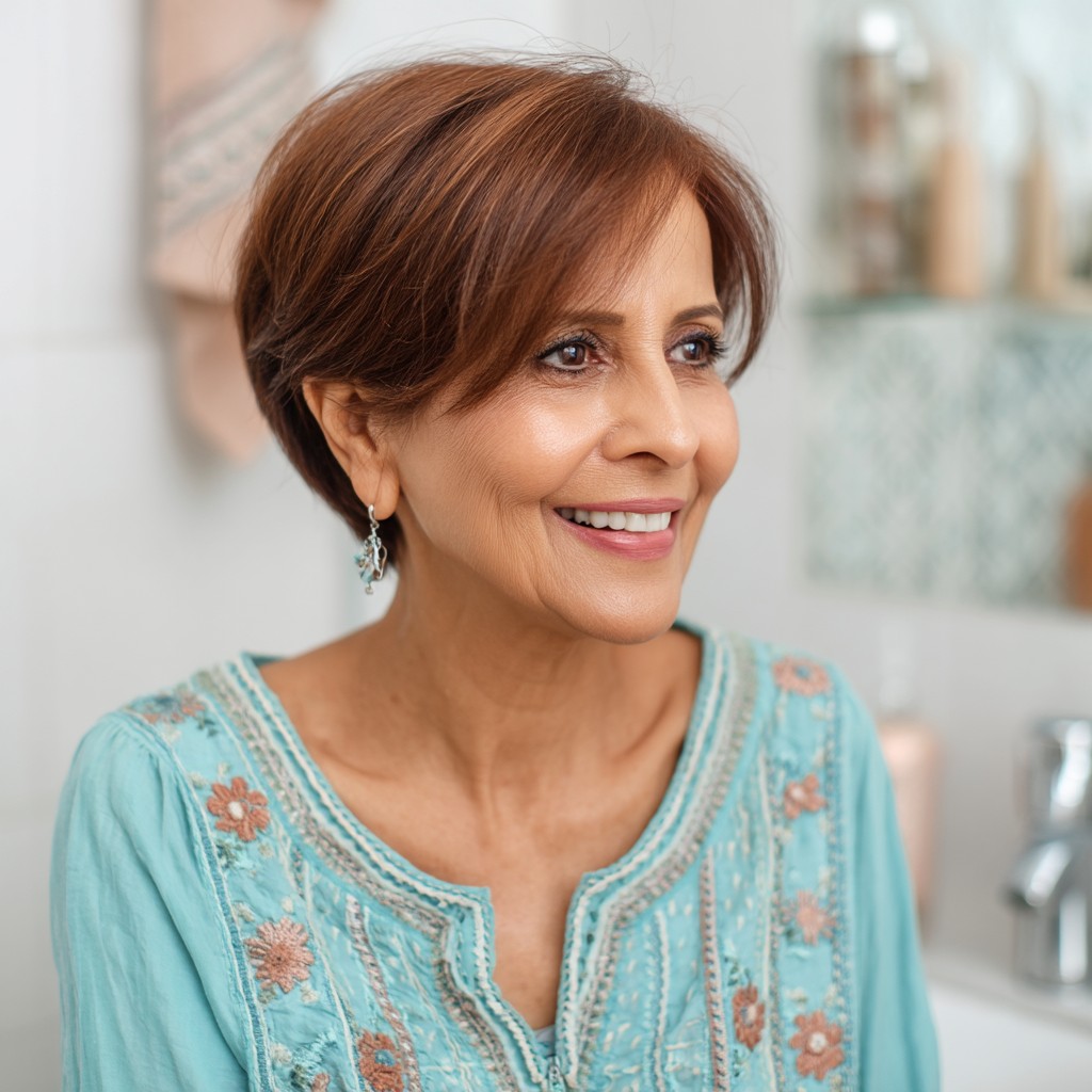 Warm Chestnut Pixie Bob with Soft Edge Layers