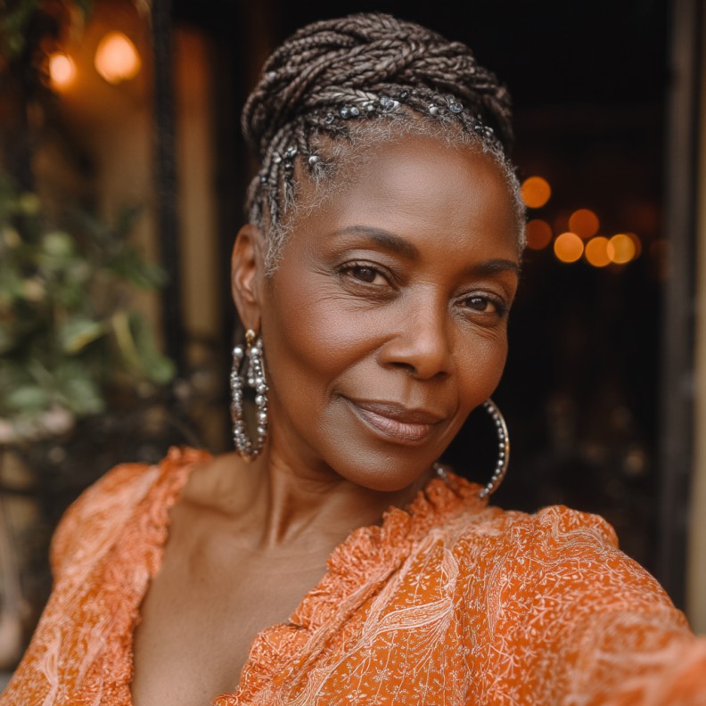 Elegant Braided Crown with Accent Beads