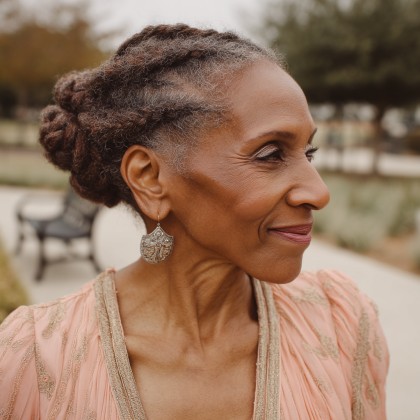 Elegant Twisted Updo with Braided Detail