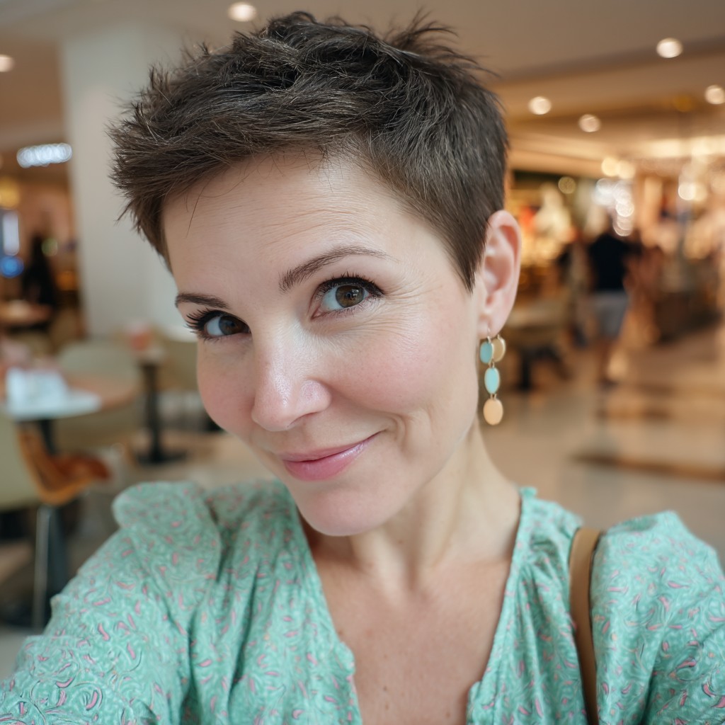 Modern Short Spiky Cut with Textured Layers