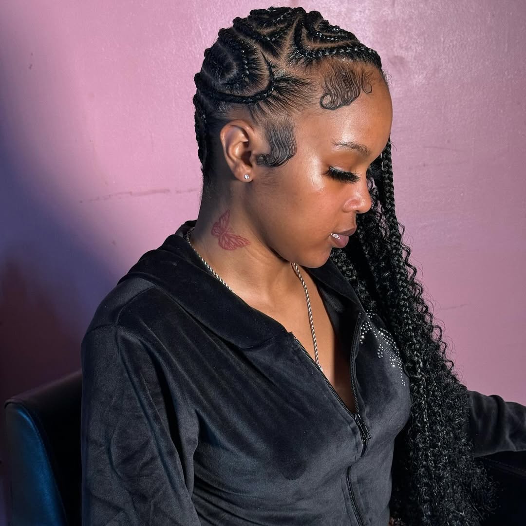 Elegant Twisted Lemonade Braids with Defined Curls