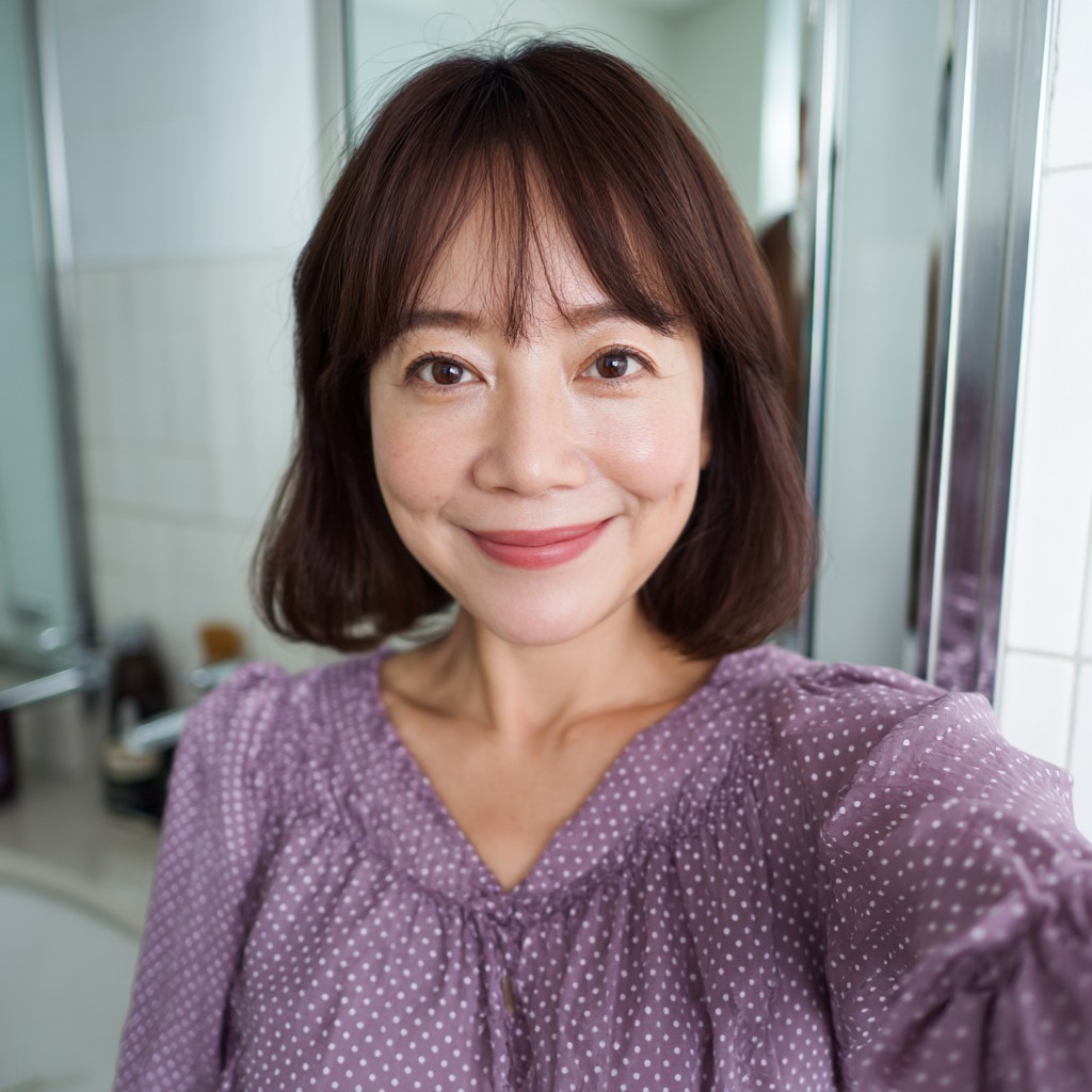 Chic Textured Bob with Soft Bangs
