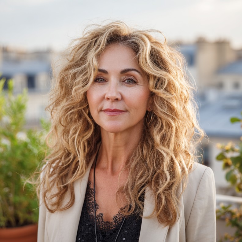 Textured Butterfly Cut with Luscious Curls