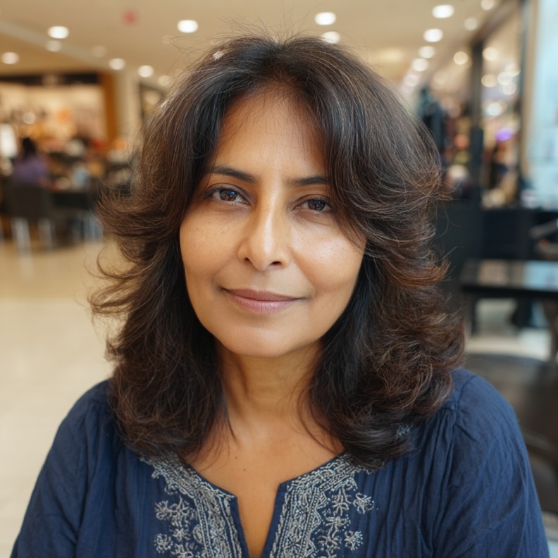 Textured Butterfly Cut with Soft Waves