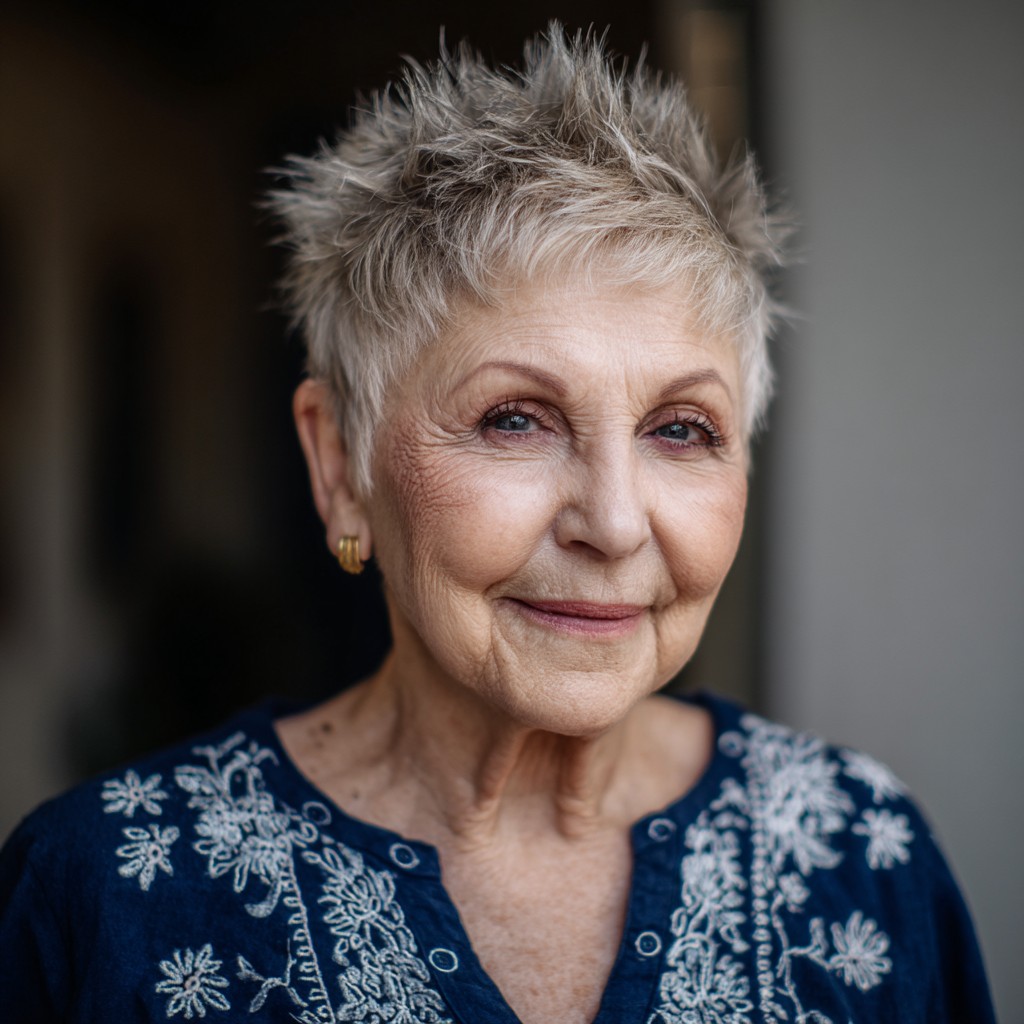 Choppy Textured Pixie Cut with Defined Edges