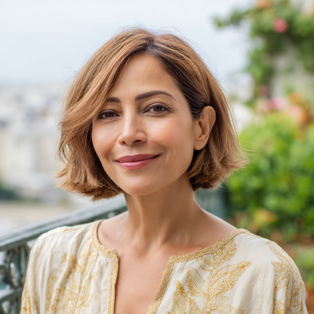 Chic Blunt Bob with Subtle Waves