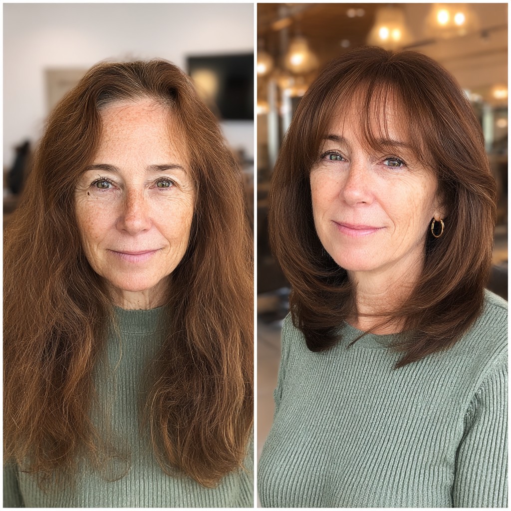 Chic Velvet Edge Bob with Soft Face-Framing Layers