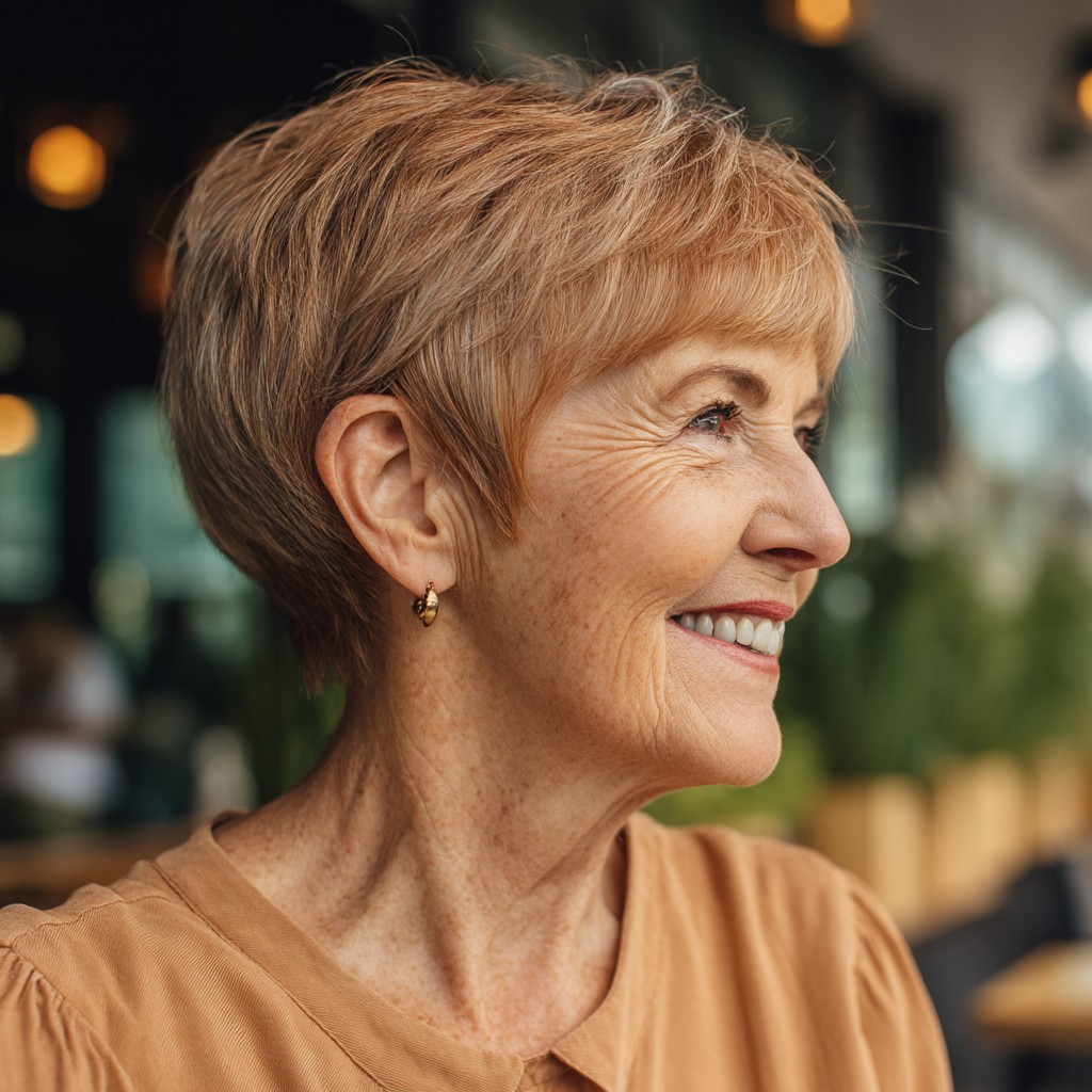 Chic Soft Textured Pixie with Gentle Layers