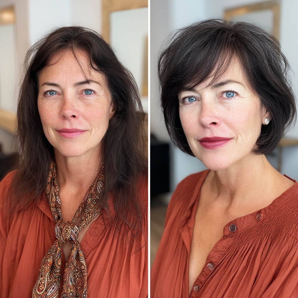 Chic Textured Bob with Soft Volume and Subtle Layers